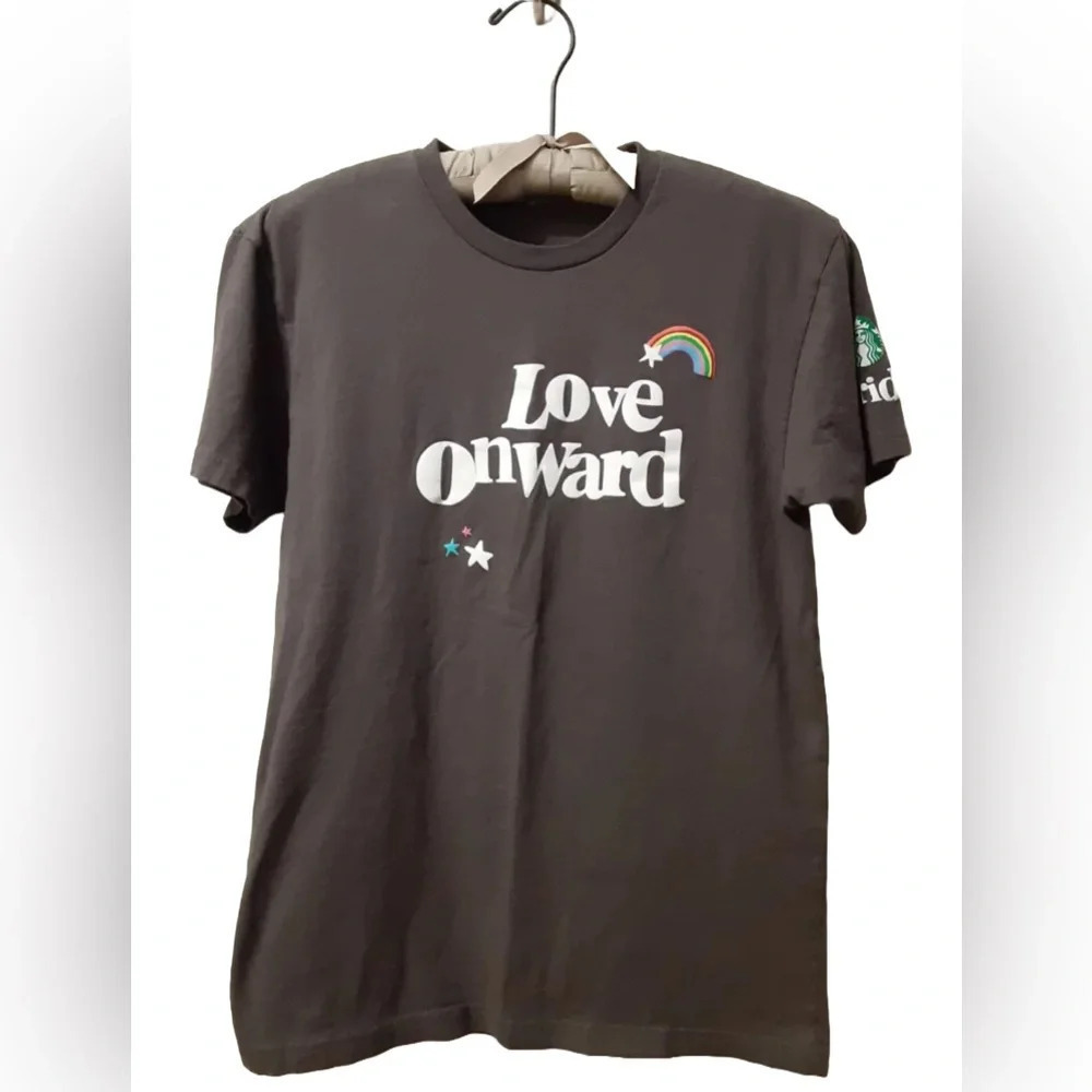 COPY - STARBUCKS 2022 Pride T-Shirt Size Ladies Medium - Picture 2 of 4